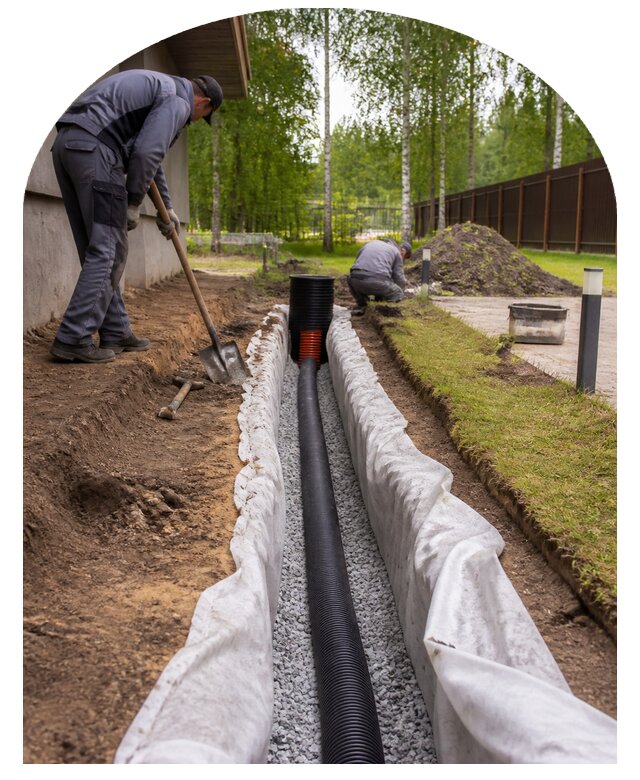 Монтаж дренажной системы в Ижевске по цене от 2285 р. | Метпроект-Жвс